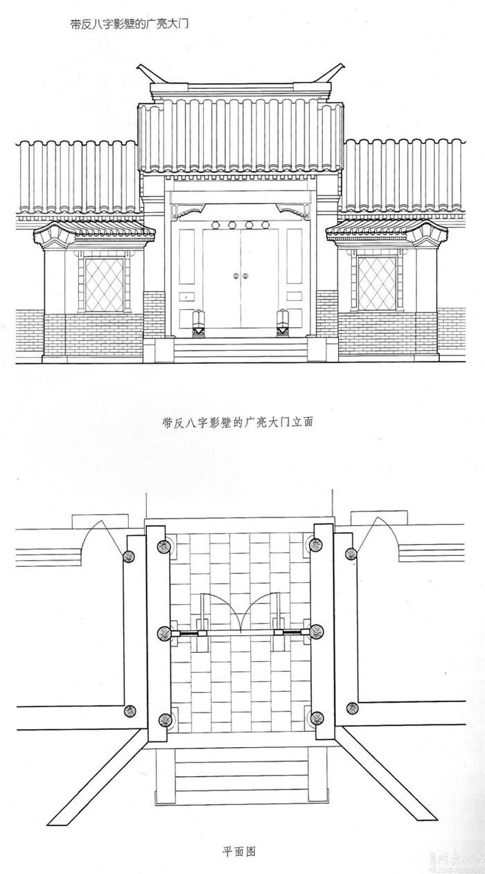 四合院平面設(shè)計圖