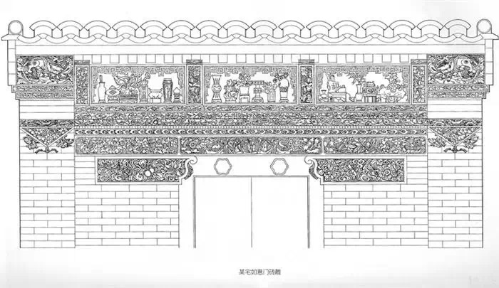 四合院平面設(shè)計圖